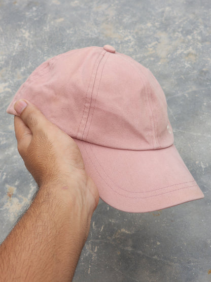 Vintage Harley Davidson Pink Suede Fitted Cap
