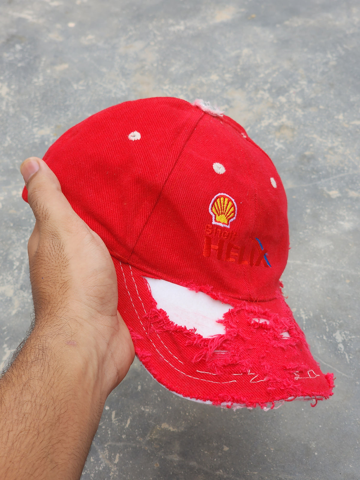 Shell Helix Heavily Distressed Cap