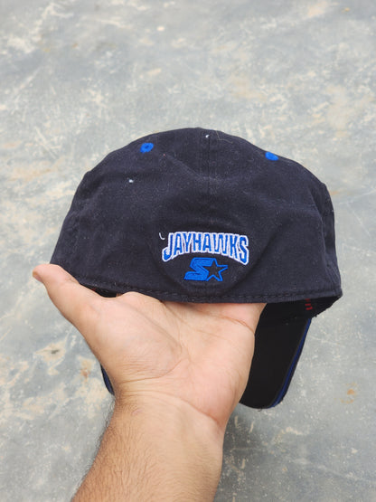 Vintage Starter Jayhawks Fitted Cap