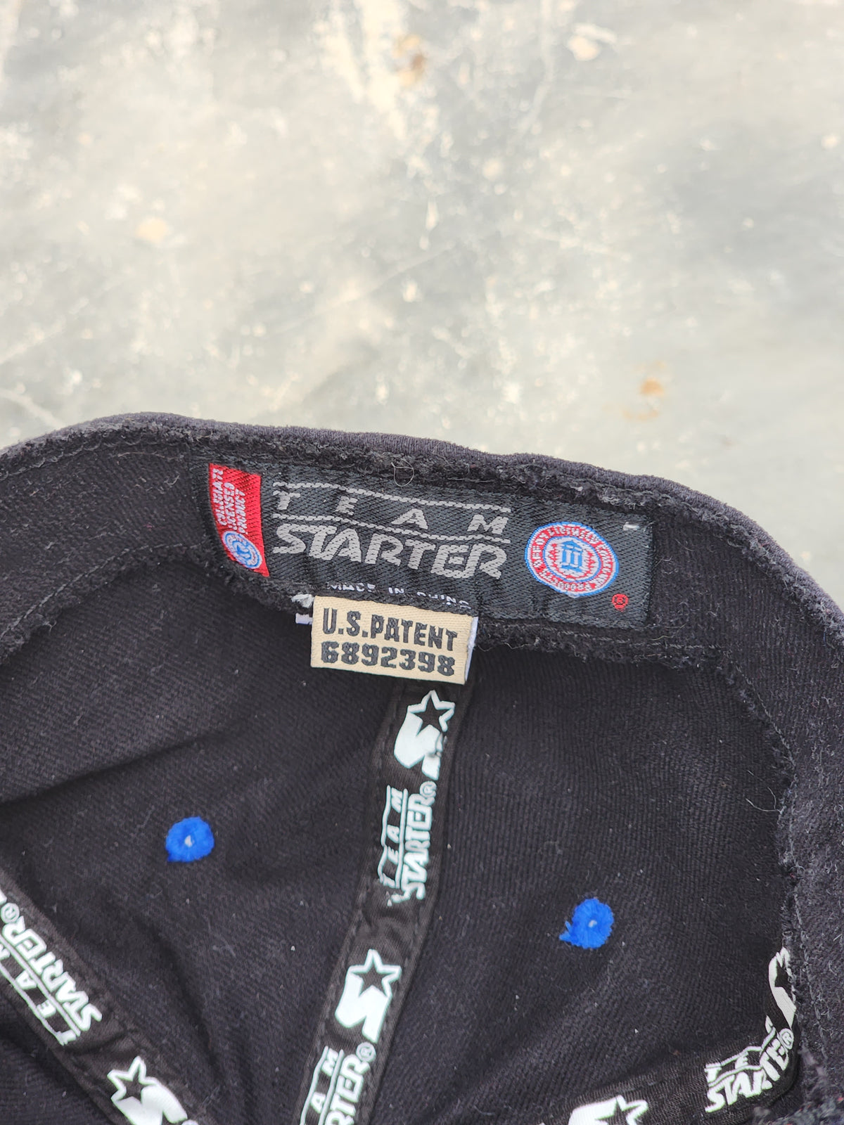 Vintage Starter Jayhawks Fitted Cap