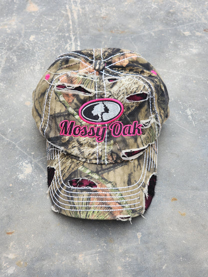 Mossy Oak Distress Reveal Camo / Pink  Cap