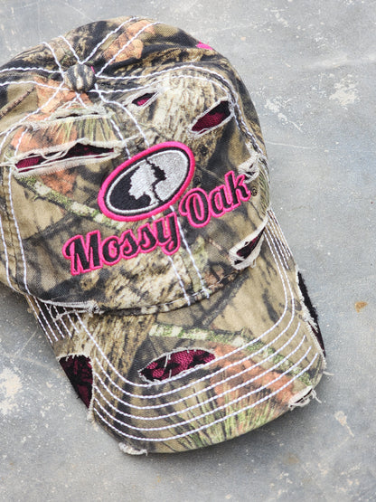 Mossy Oak Distress Reveal Camo / Pink  Cap