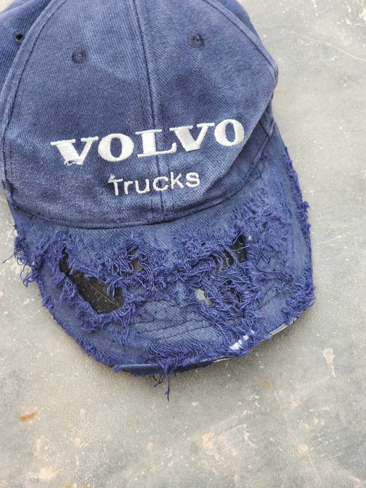 Vintage Volvo Trucks Heavily Distressed Cap