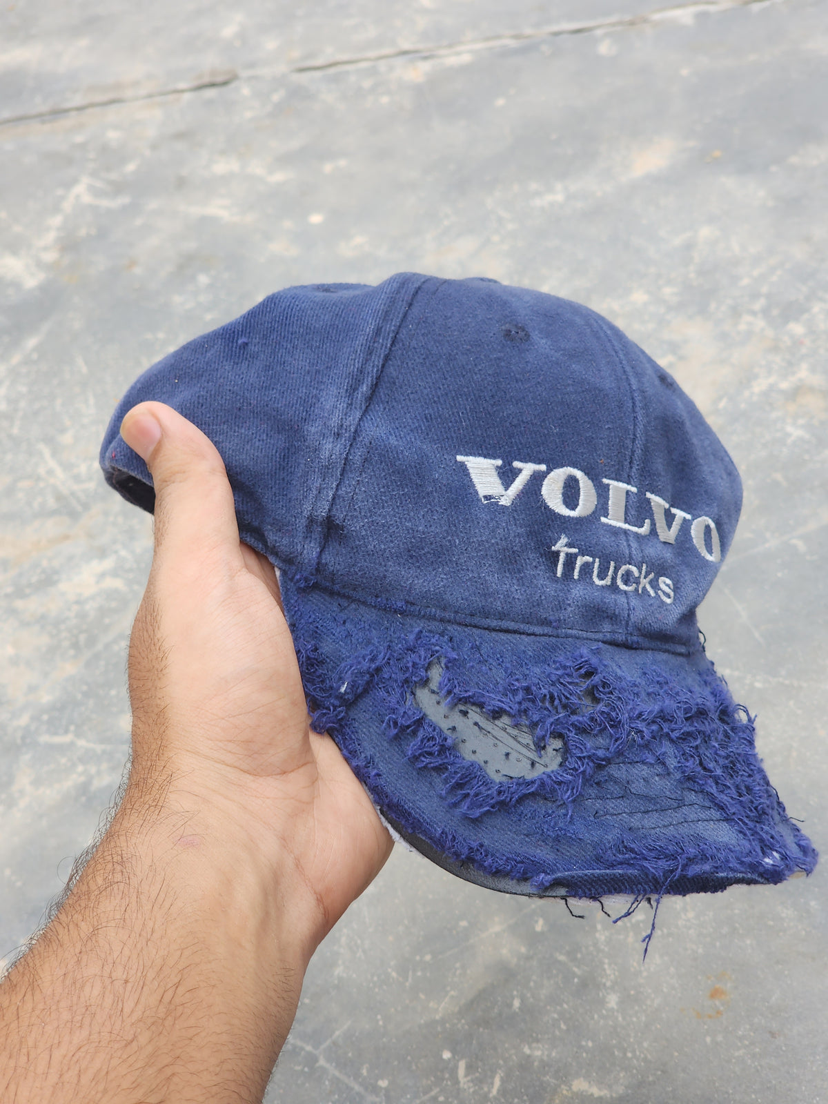 Vintage Volvo Trucks Heavily Distressed Cap