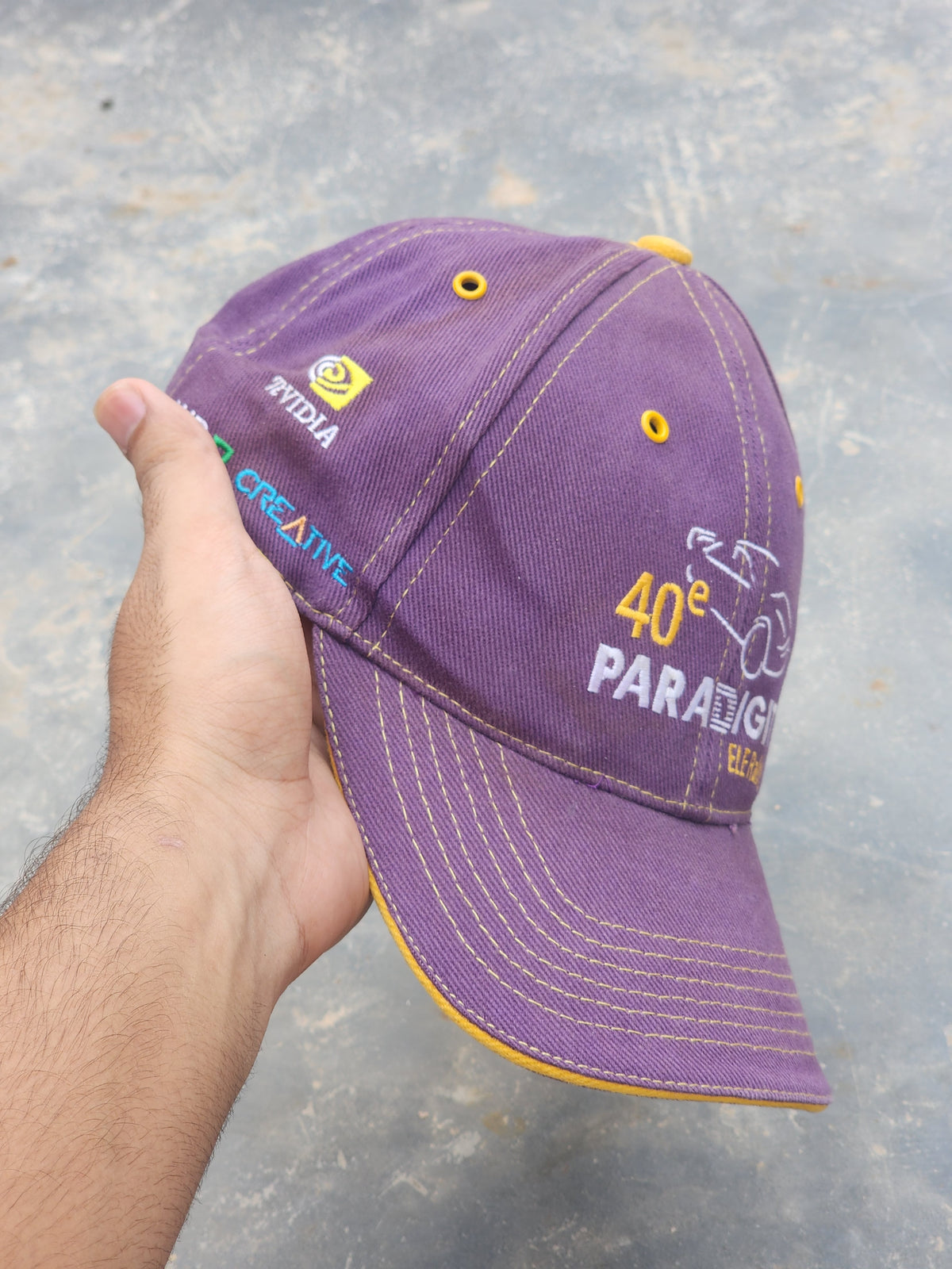 Paridigit ELE Rally Racing Purple Cap