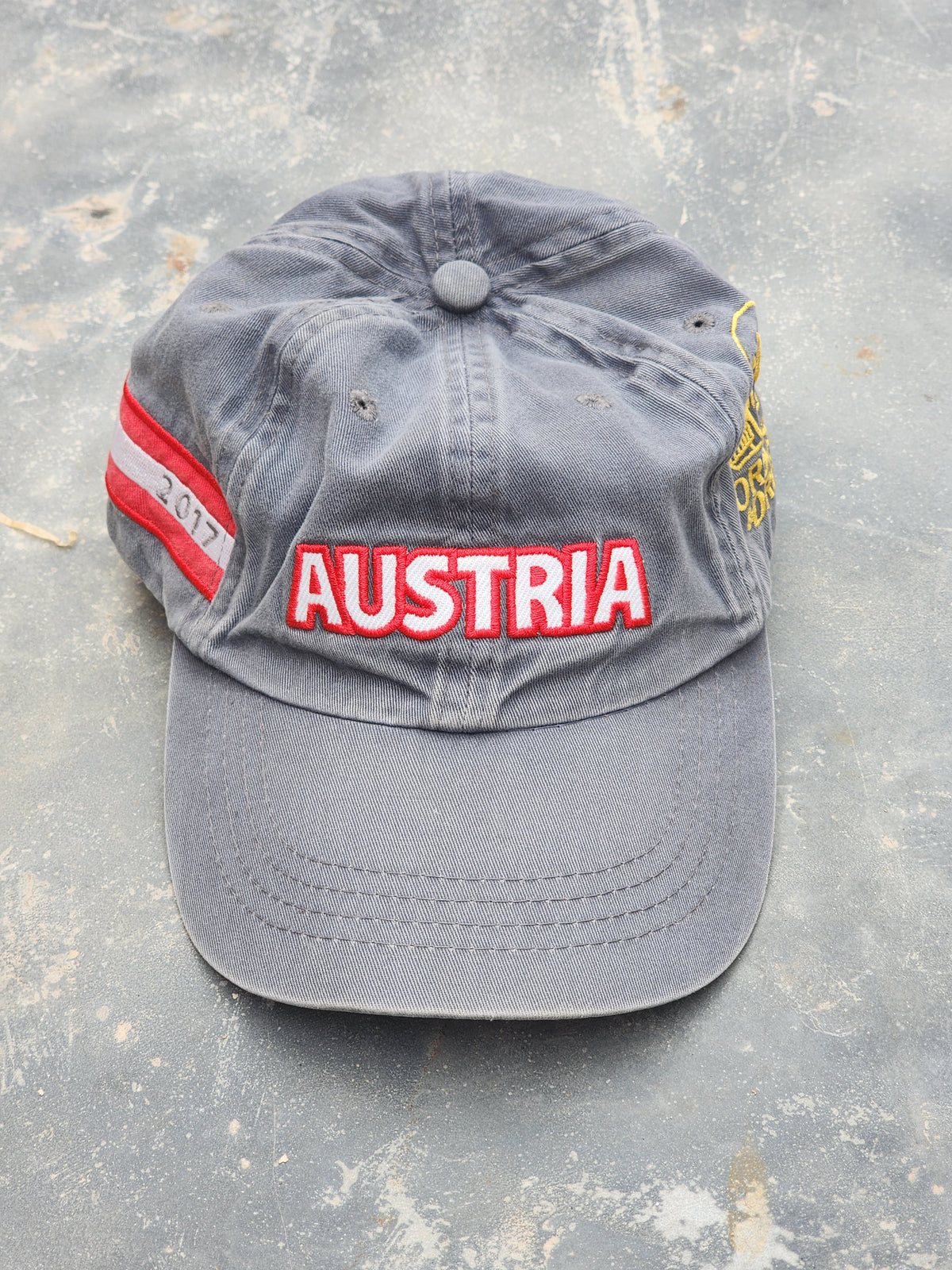 Austria 2017 Horses or Dreams Gray and Red Cap