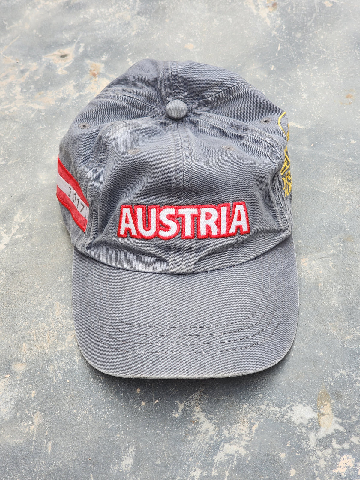 Austria 2017 Horses or Dreams Gray and Red Cap