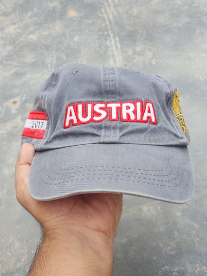 Austria 2017 Horses or Dreams Gray and Red Cap