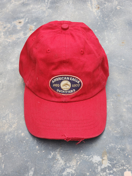 Vintage 2001 Red American Eagle Outfitters Cap