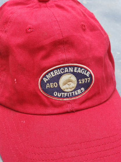 Vintage 2001 Red American Eagle Outfitters Cap