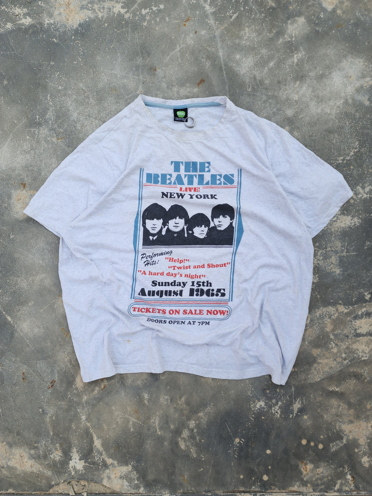 Vintage 2012 Beatles Light Gray Tee (L)