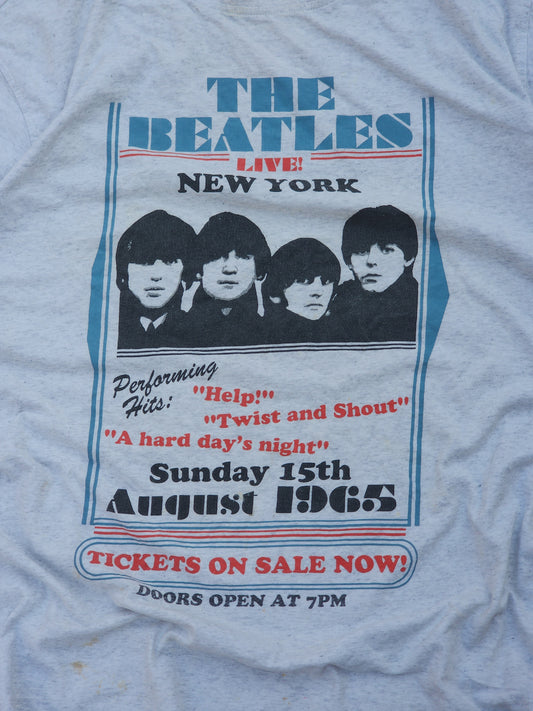Vintage 2012 Beatles Light Gray Tee (L)