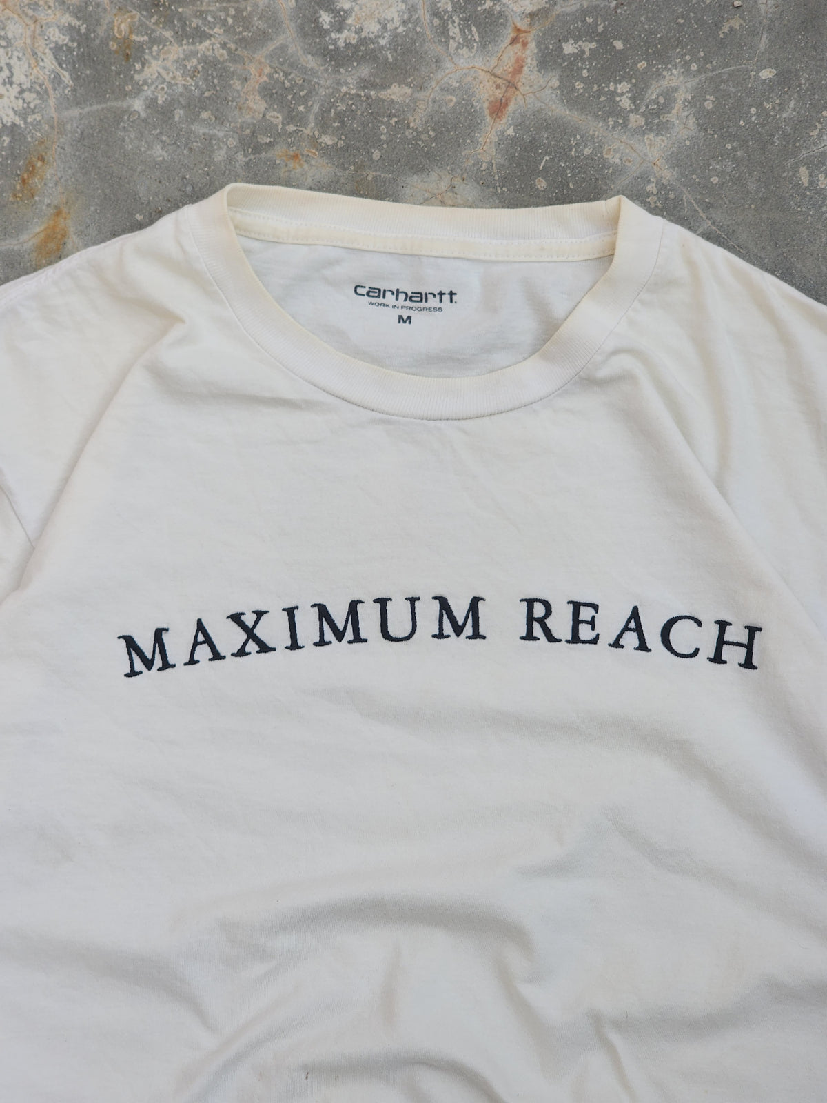 Vintage Carhartt x NTS Radio Team Maximum Reach White Tee (M)