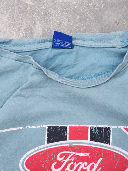 Vintage Ford Driver's Handbook Teal Tee (L)