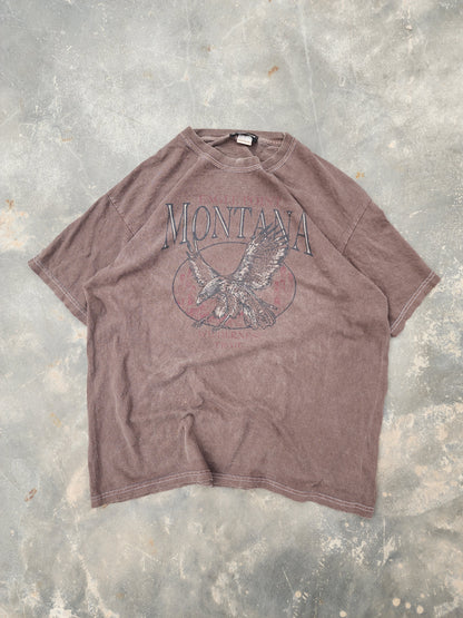 Pretty Little Thing Faded Brown Montana Tee (S)