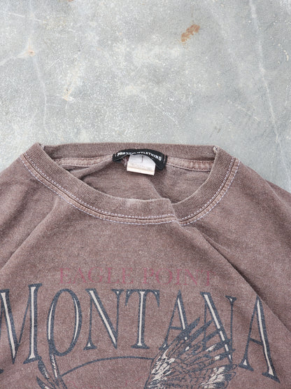 Pretty Little Thing Faded Brown Montana Tee (S)