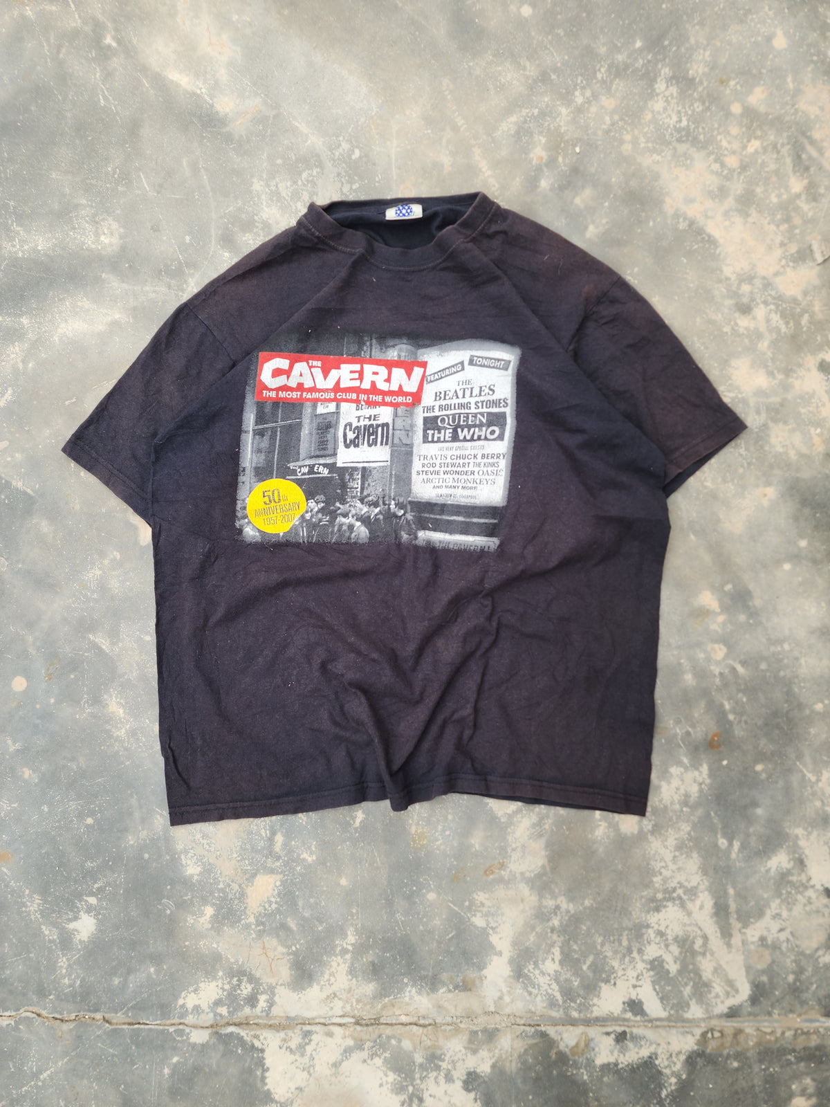 Vintage 2007 The Cavern Club Liverpool 50th Anniversary Tee (M)
