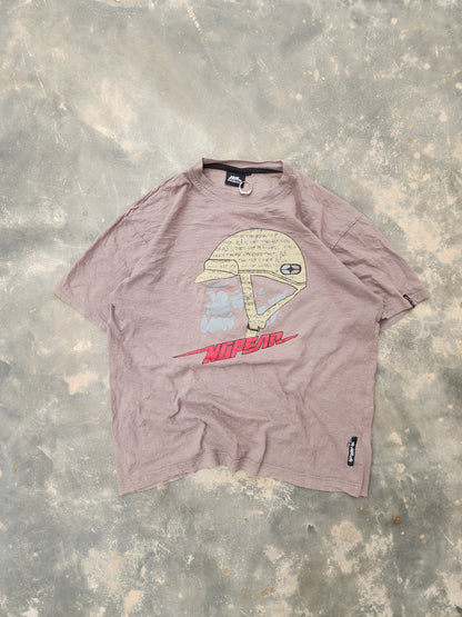 Vintage Y2K No Fear Brown Tee (S)