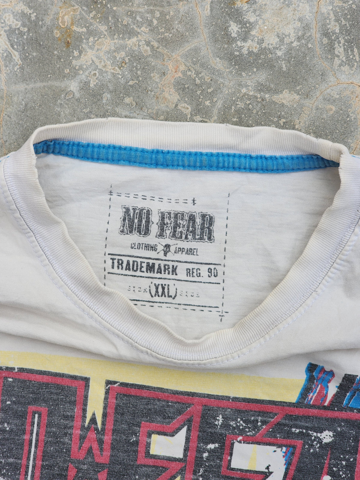 No Fear Cuban City White Tee (L)