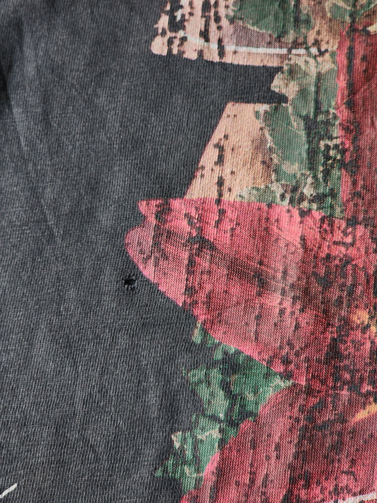 Nirvana Grey and Pink Angels and Flowers Tee (M)