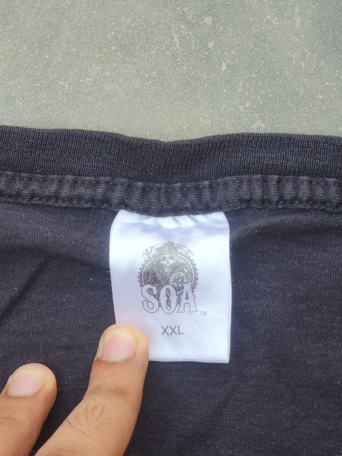 Vintage 2014 Sons of Anarchy Black Tee (L)