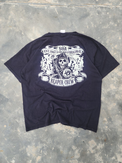 Vintage 2014 Sons of Anarchy Black Tee (L)