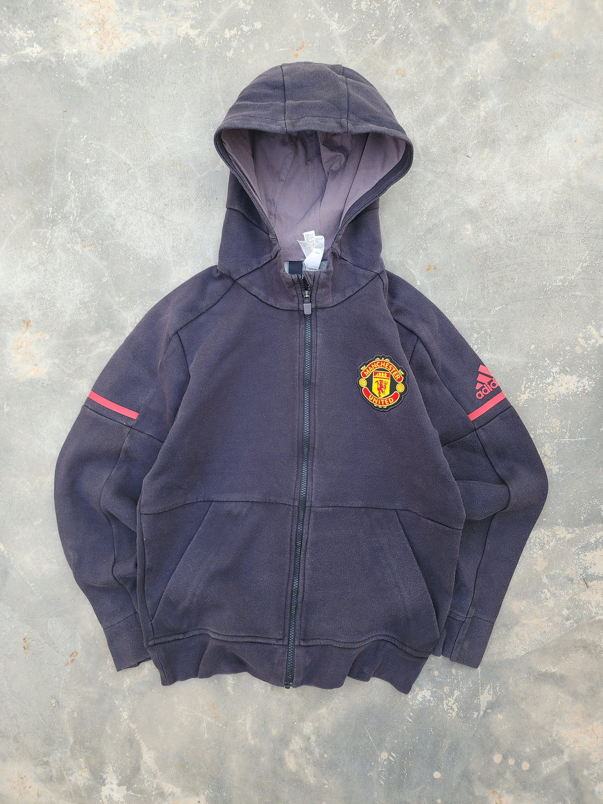 Adidas Manchester United Official Zipper Hoodie (S)