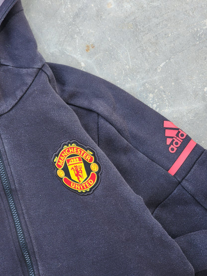 Adidas Manchester United Official Zipper Hoodie (S)