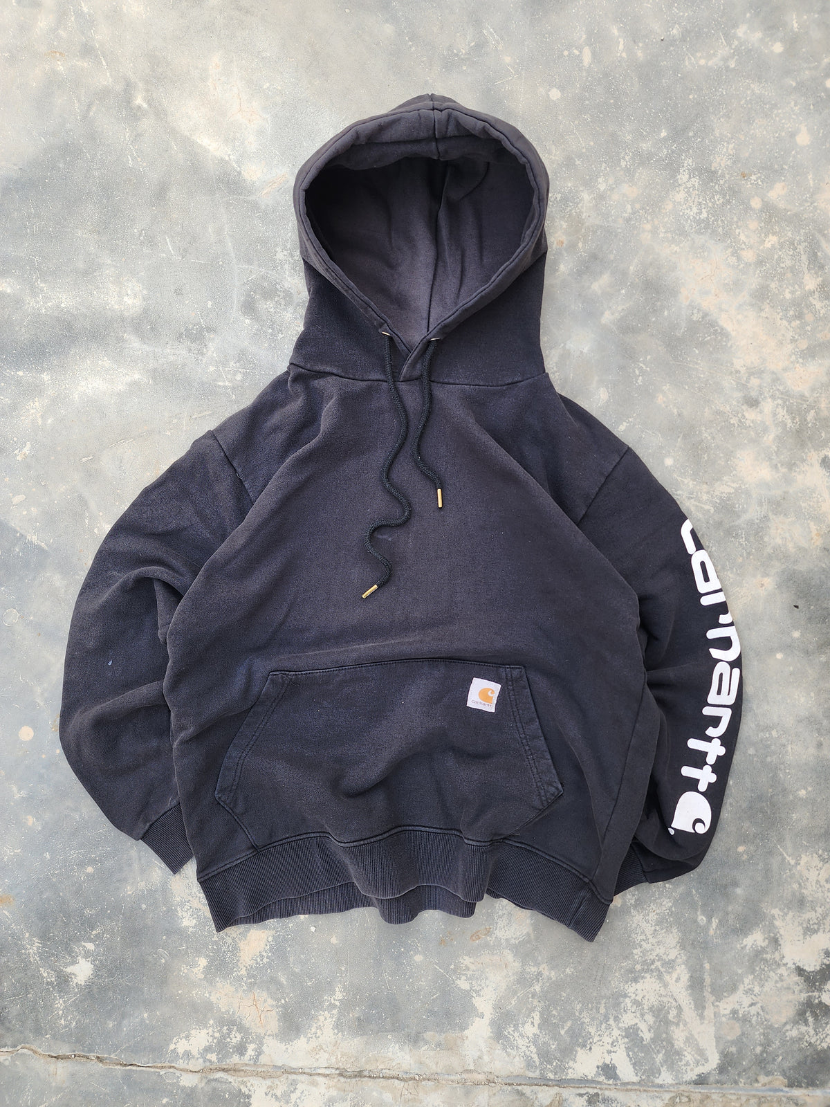 Vintage Carhartt Black Workwear Hoodie (M)