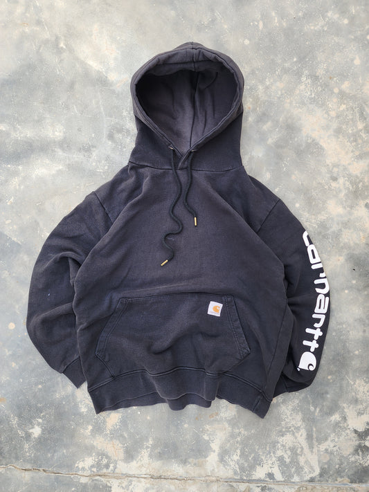 Vintage Carhartt Black Workwear Hoodie (M)