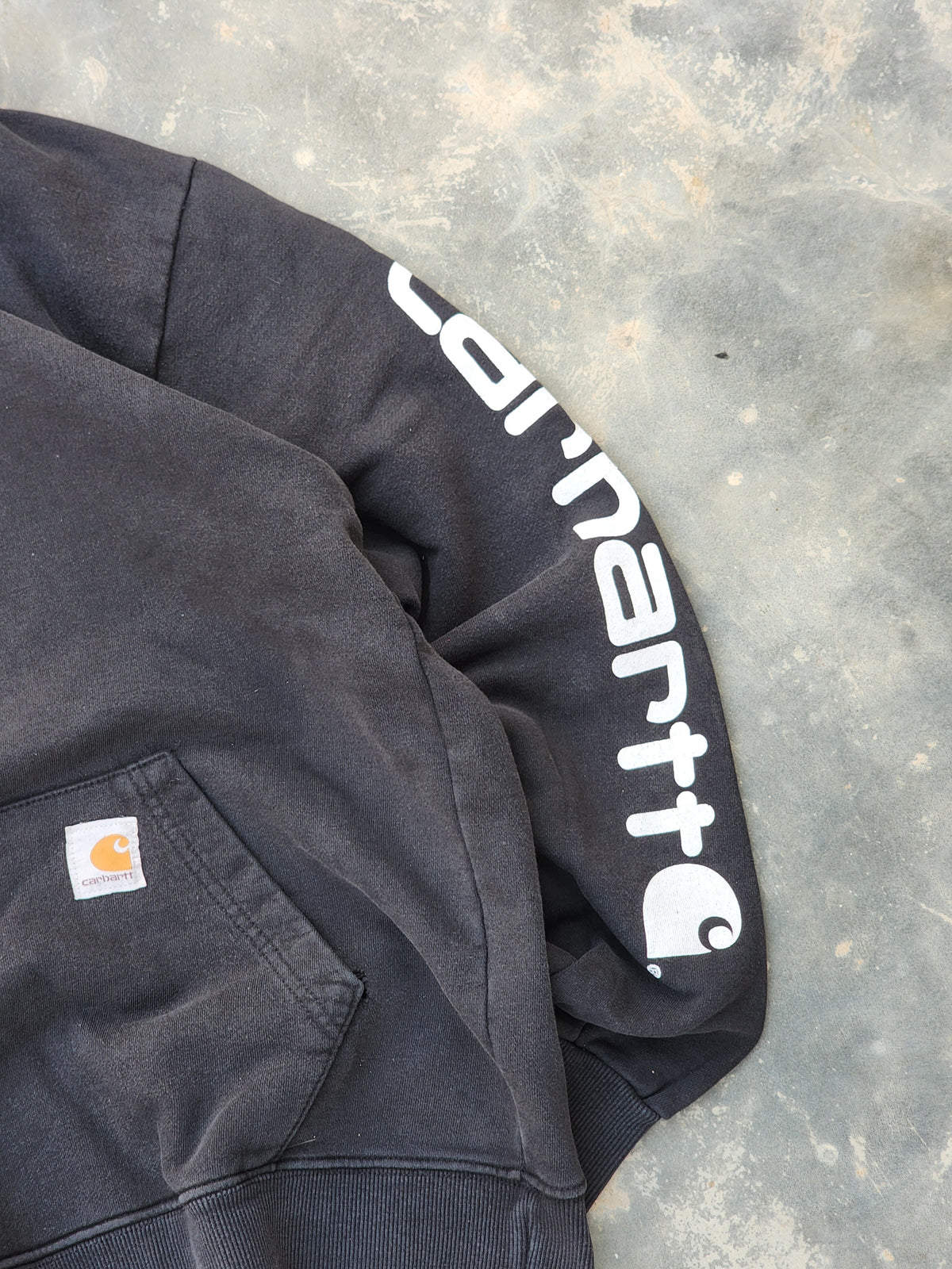 Vintage Carhartt Black Workwear Hoodie (M)
