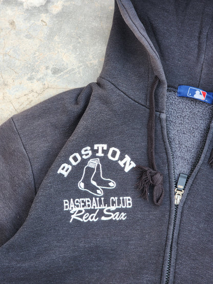 Vintage MLB Red Sox Zipper Hoodie (M/L)