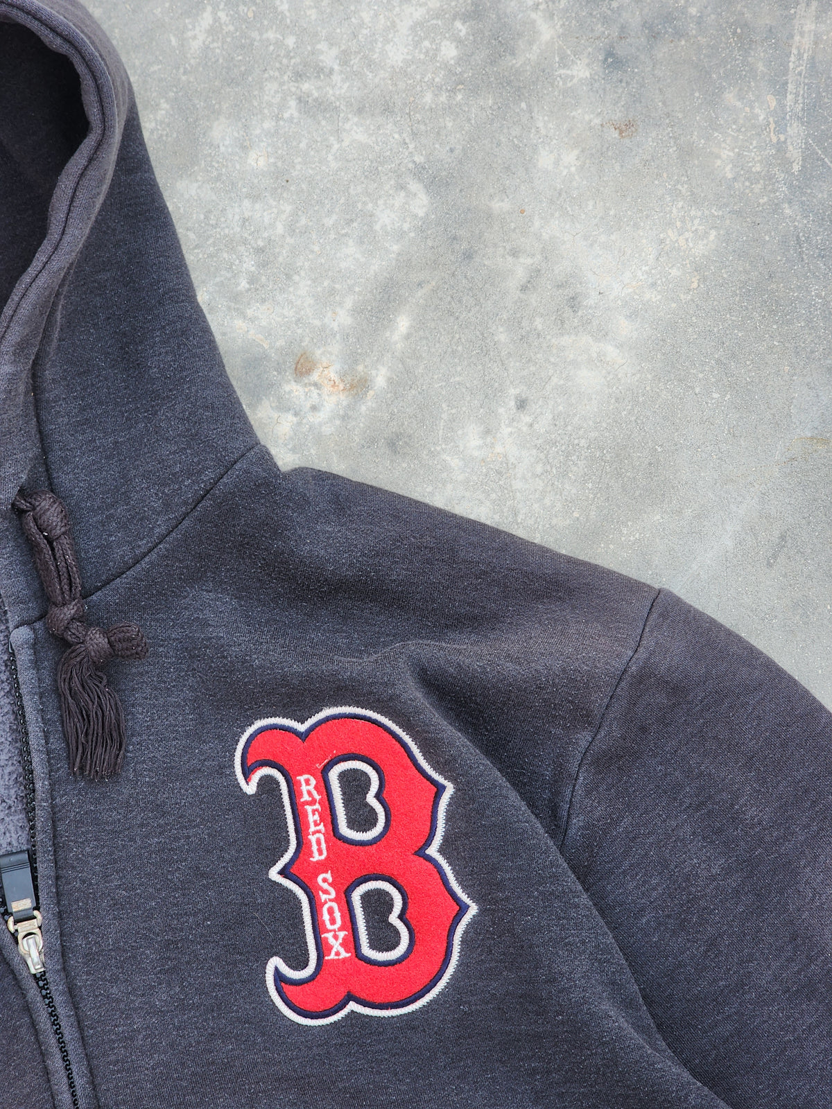 Vintage MLB Red Sox Zipper Hoodie (M/L)