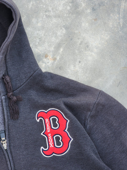Vintage MLB Red Sox Zipper Hoodie (M/L)