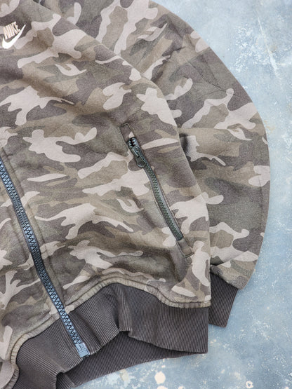 Nike Camo Zipper Hoodie (S)