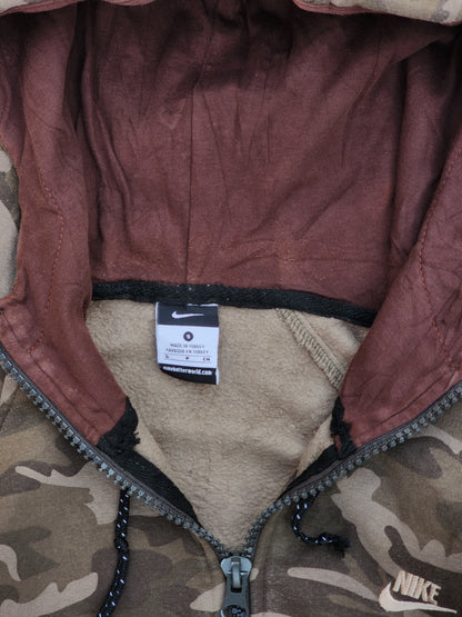 Nike Camo Zipper Hoodie (S)