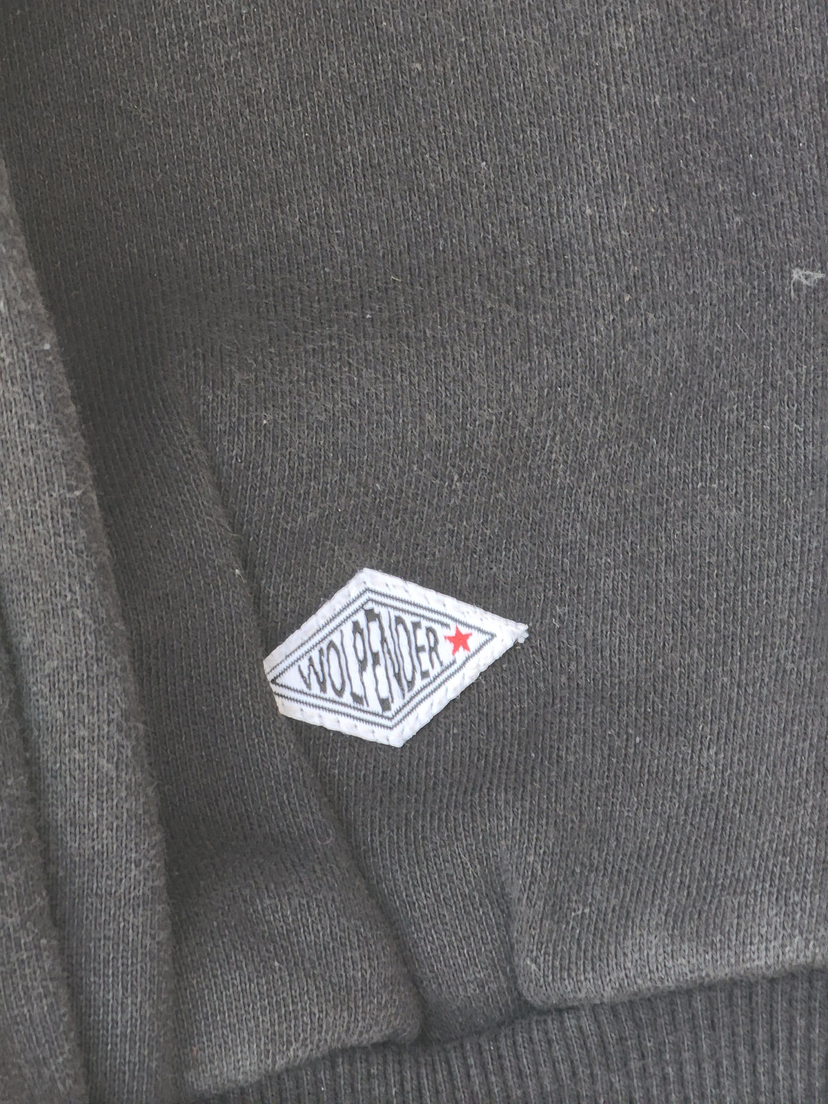 Vintage Wolp Ender Plain Black Boxy Fit Hoodie (M/L)