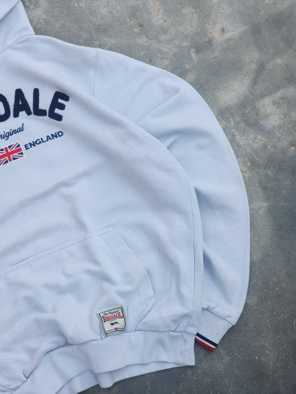 Vintage Lonsdale White Hoodie (S/M)