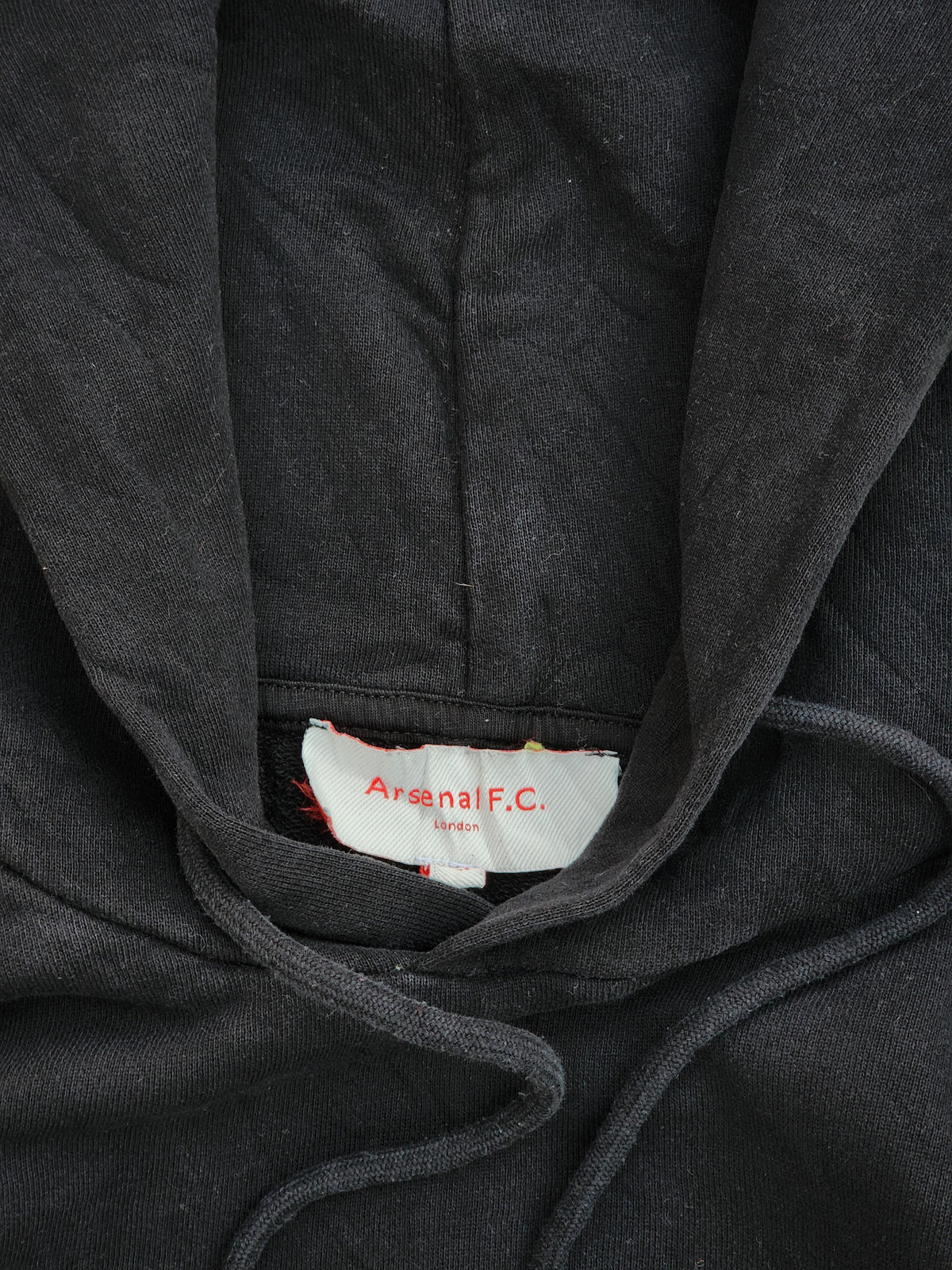 Arsenal Football Club Black Plain Hoodie (M)