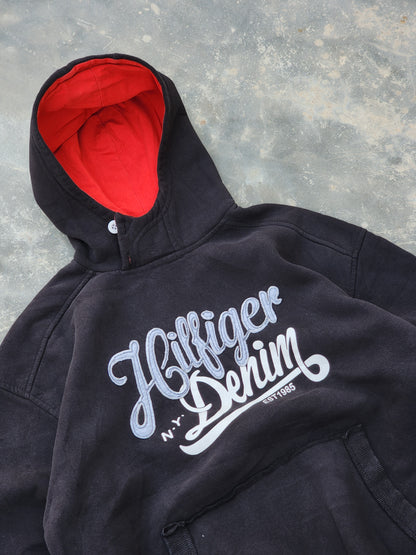 Tommy Hilfiger - Hilfiger Denim Black Hoodie (L)