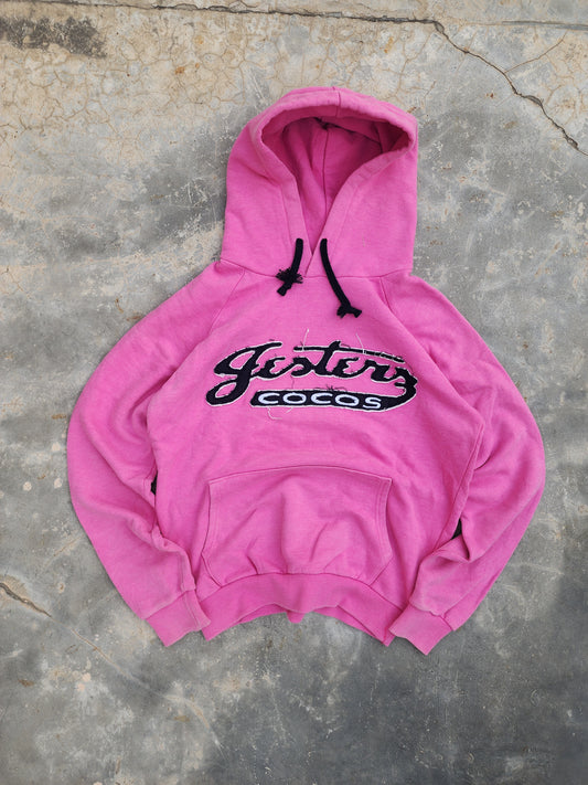 Vintage Jesterz Cocos Pink Hoodie (S/M)