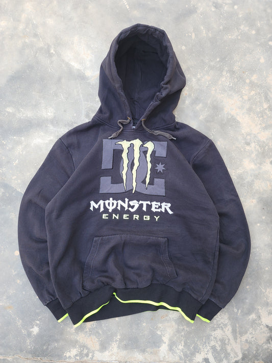 Y2K DC Shoes x Monster Energy Black Hoodie (L)