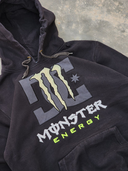 Y2K DC Shoes x Monster Energy Black Hoodie (L)