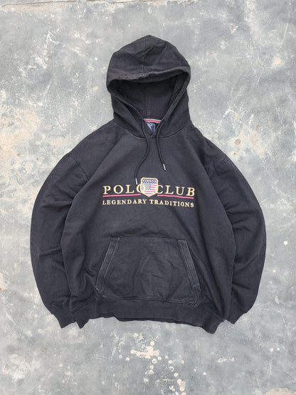 Vinson Polo Club Black Hoodie (M)