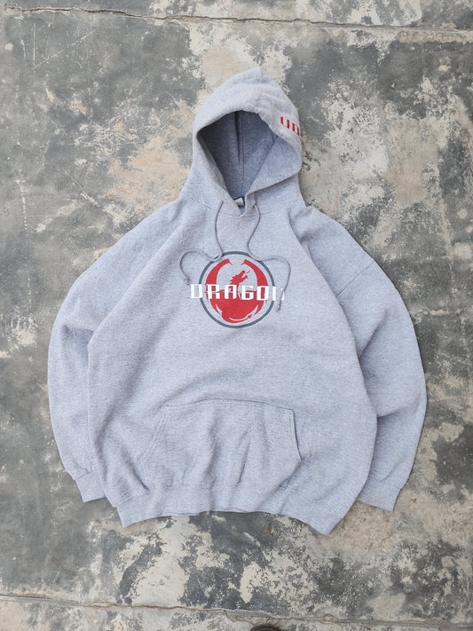 90s Vintage Dragon Alliance Skate Gray Hoodie (XL)