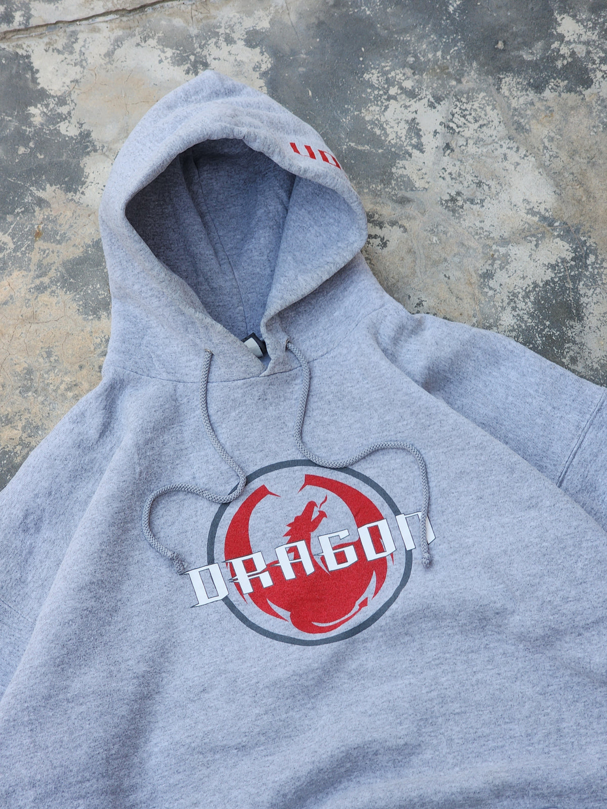 90s Vintage Dragon Alliance Skate Gray Hoodie (XL)