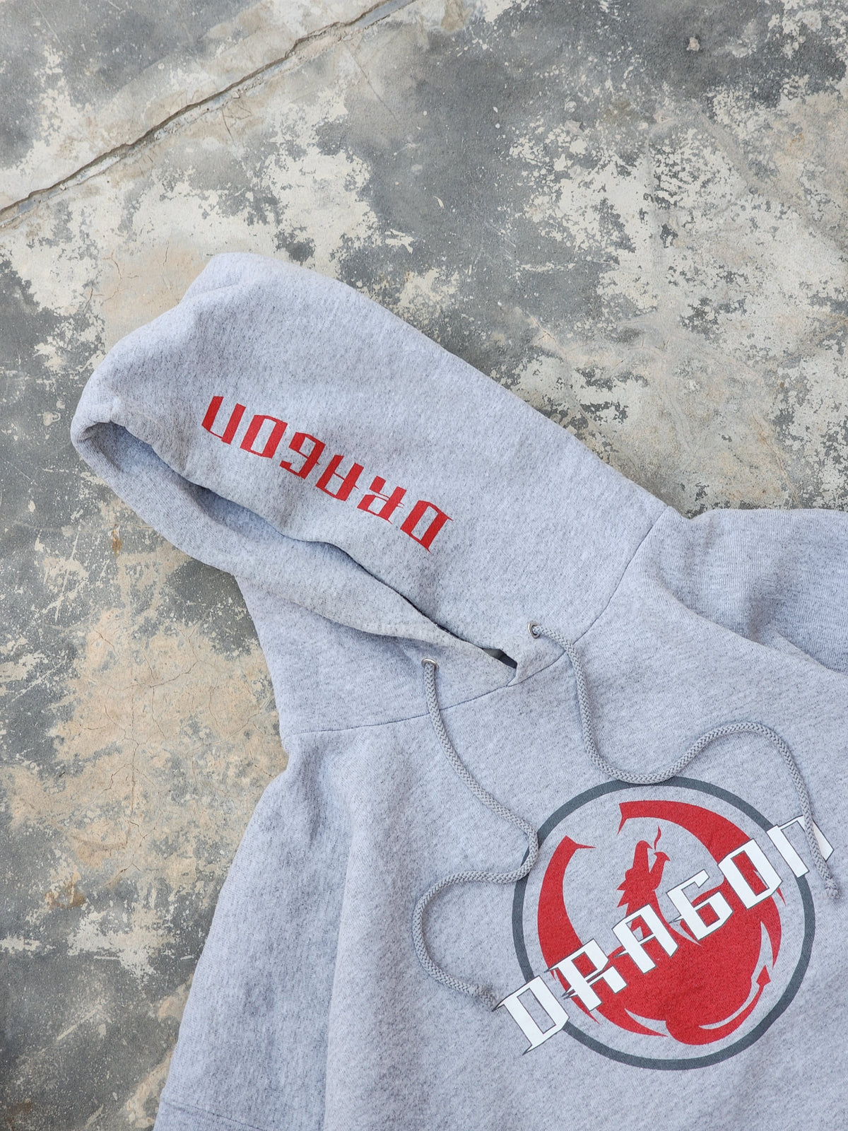 90s Vintage Dragon Alliance Skate Gray Hoodie (XL)