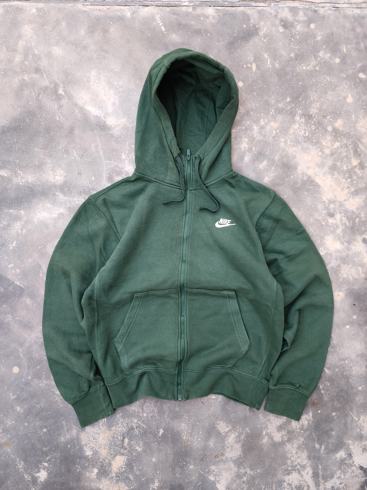 Nike Green Zipper Hoodie (S)