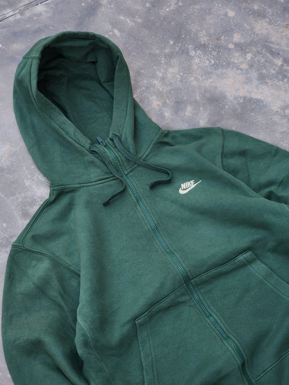 Nike Green Zipper Hoodie (S)