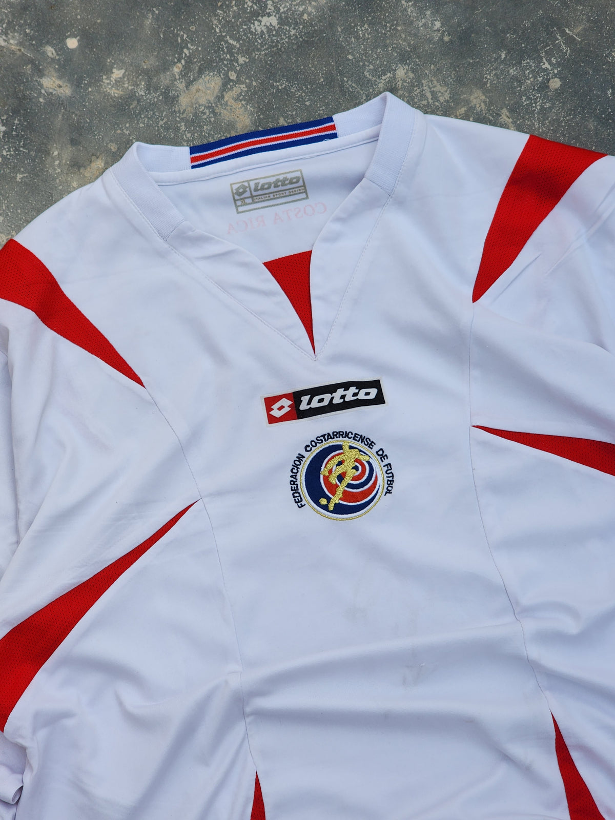 Vintage Authentic Costa Rica 2014 Lotto Long Sleeve Away Jersey (L)